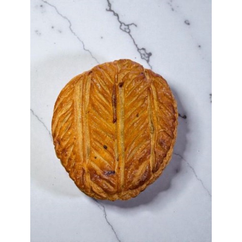 Galette pistache framboises