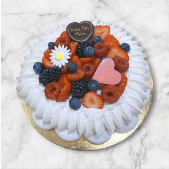 Pavlova fruits rouges 